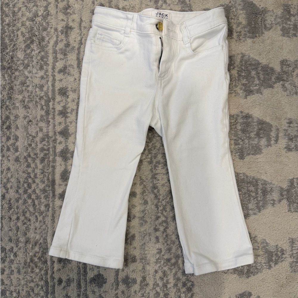 Janie and Jack Classic White Kids Jeans